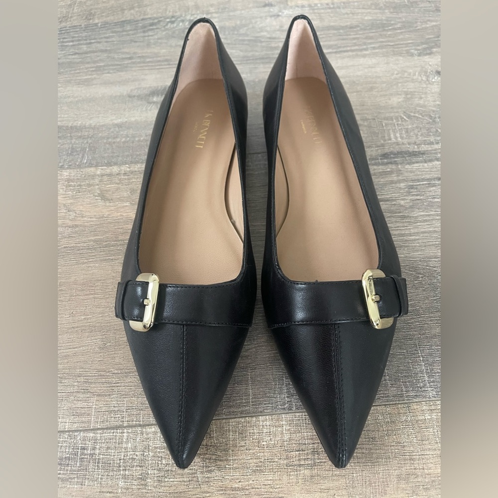 New LK BENNETT Tory Leather Ballet Flats size 8.5 - Picture 3 of 10